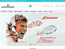 Tablet Screenshot of matchpointonline.it